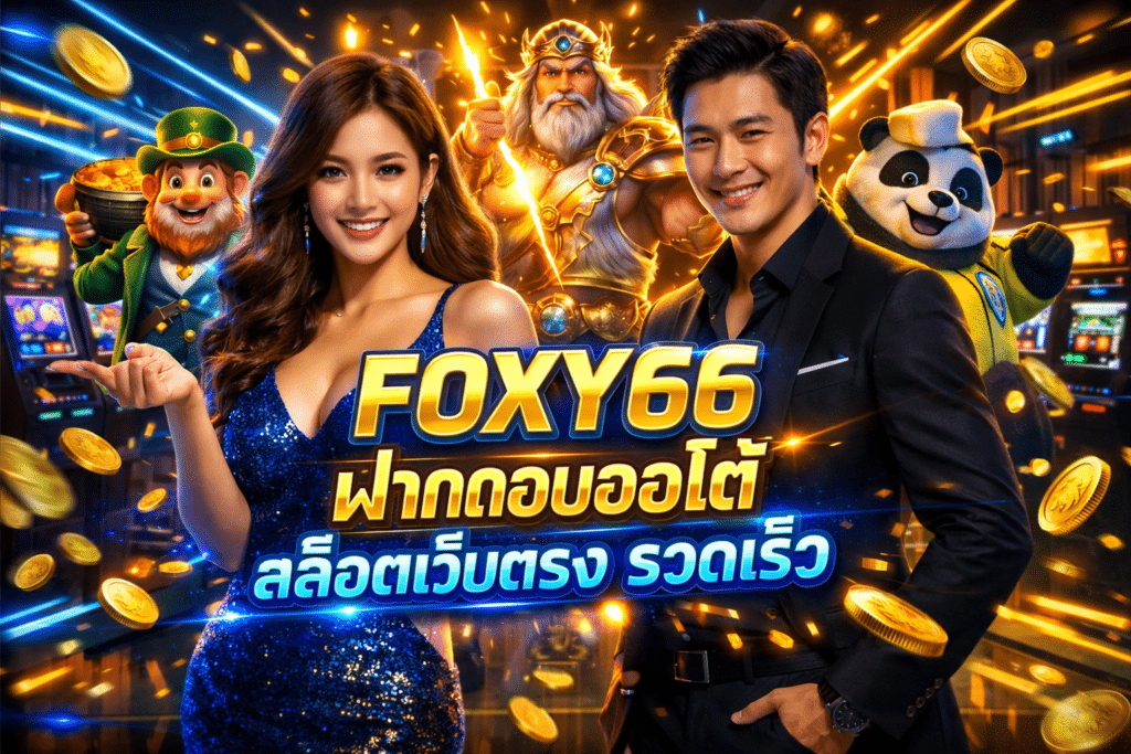 FOXY66 ฝากถอนออโต้ สล็อตเว็บตรง รวดเร็ว