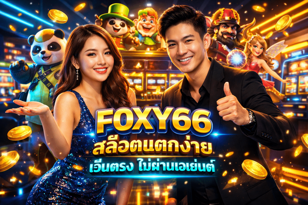 FOXY66 สล็อตแตกง่าย เว็บตรง ไม่ผ่านเอเย่นต์